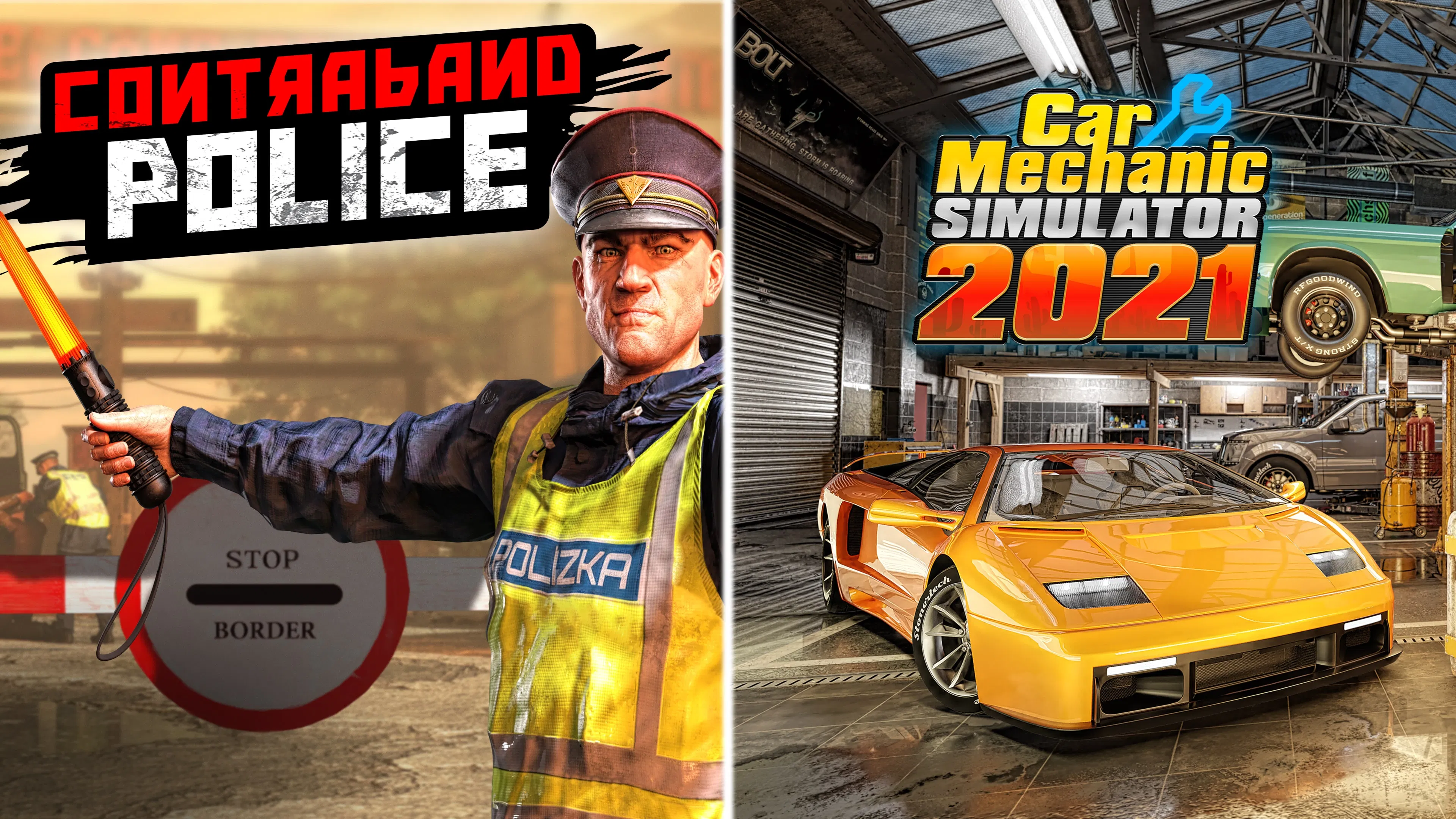 Contraband Police & Car Mechanic Simulator 2021 — скриншот