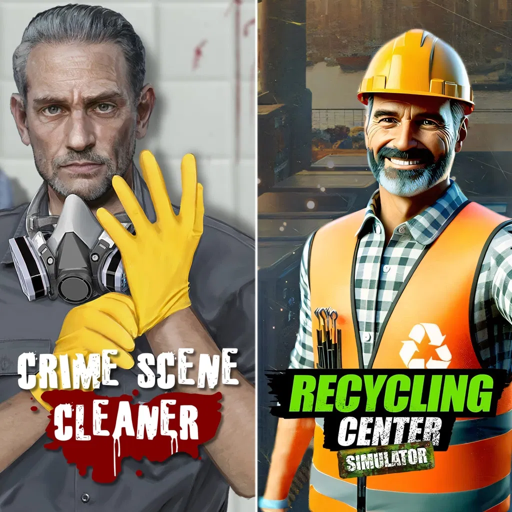 Recycling Center Simulator & Crime Scene Cleaner — скриншот