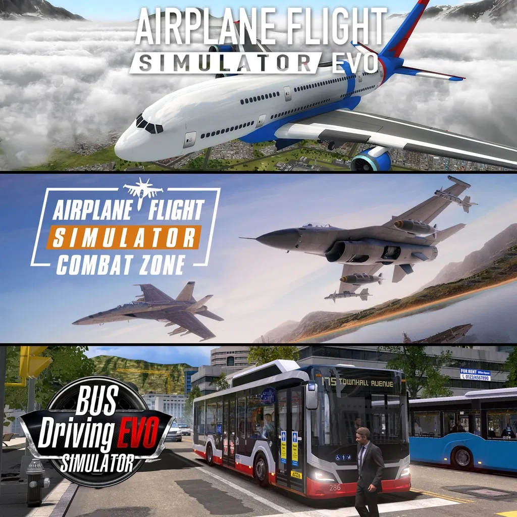 Airplane Flight Simulator : EVO — скриншот