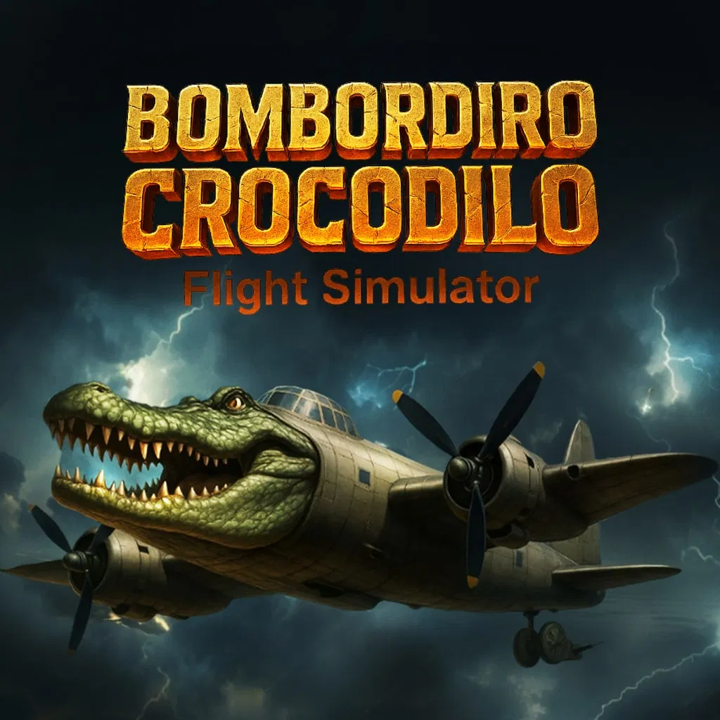 BOMBORDIRO CROCODILO Flight Simulator — скриншот
