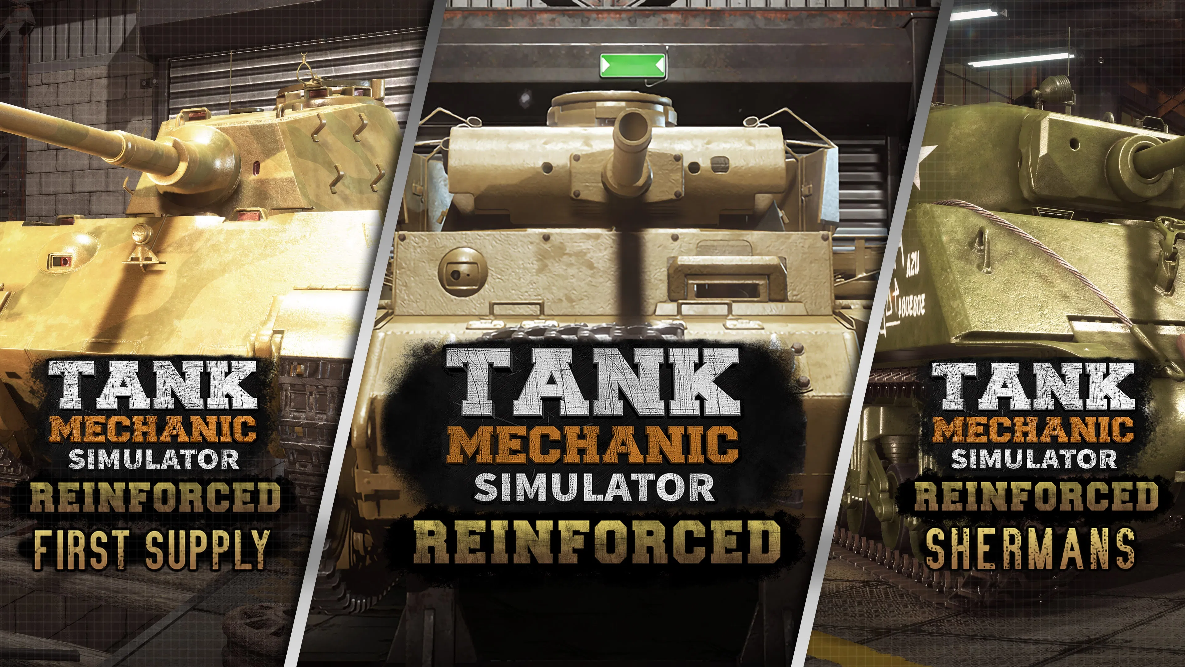 Tank Mechanic Simulator - Reinforced — скриншот