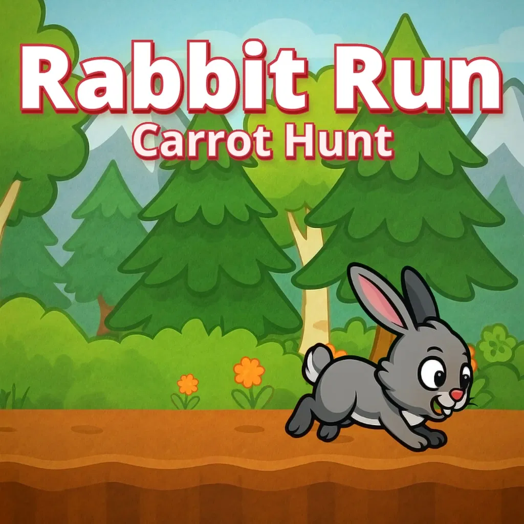 Rabbit Run Carrot Hunt — скриншот