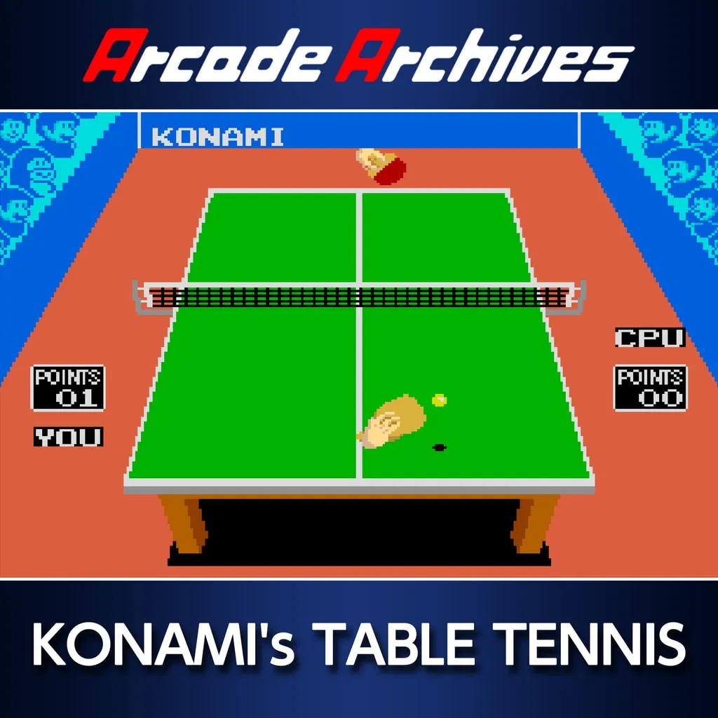 Arcade Archives KONAMI's TABLE TENNIS — скриншот