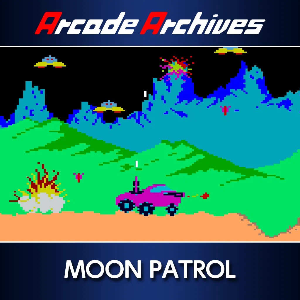Arcade Archives MOON PATROL — скриншот