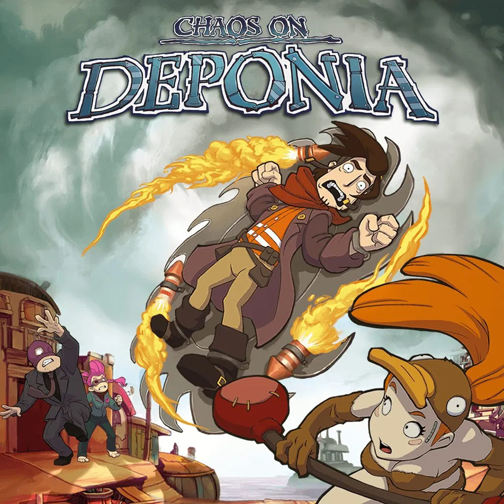 Обложка игры Chaos on Deponia для PS4