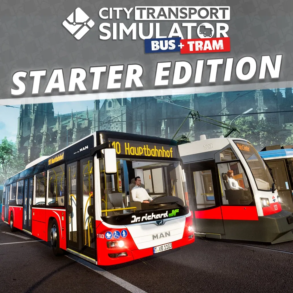 City Transport Simulator: Bus + Tram - Starter Edition — скриншот