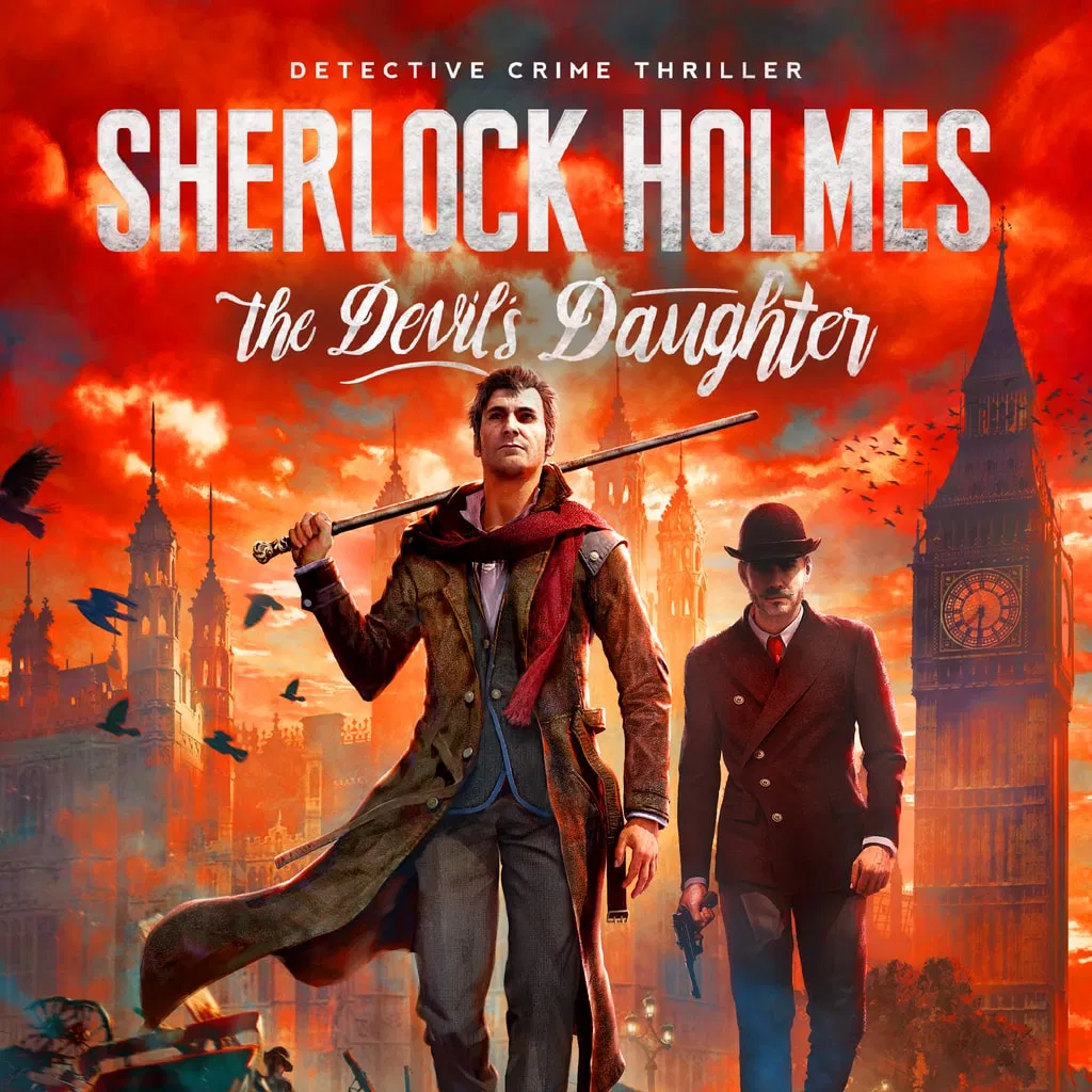 Обложка игры Sherlock Holmes: The Devil's Daughter для PS4