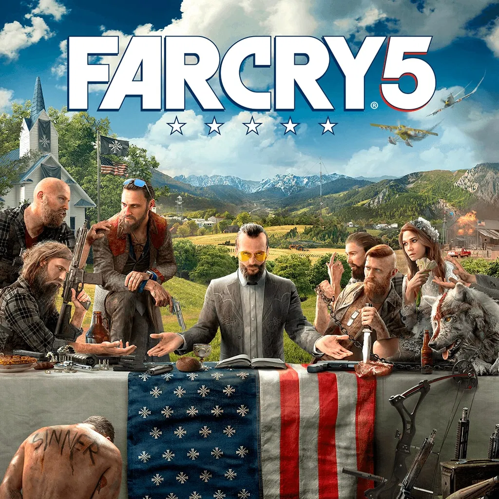 Обложка игры Far Cry 5 для PS5