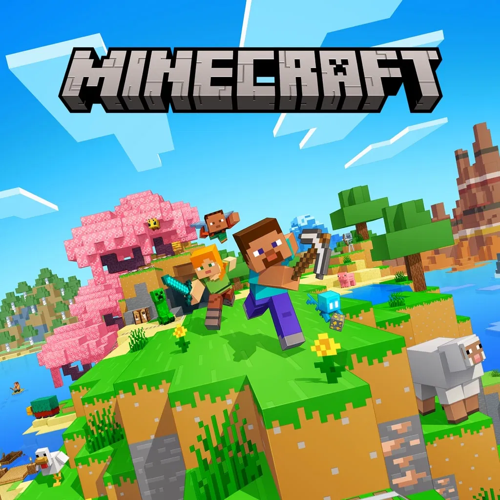 Обложка игры Minecraft для PS5