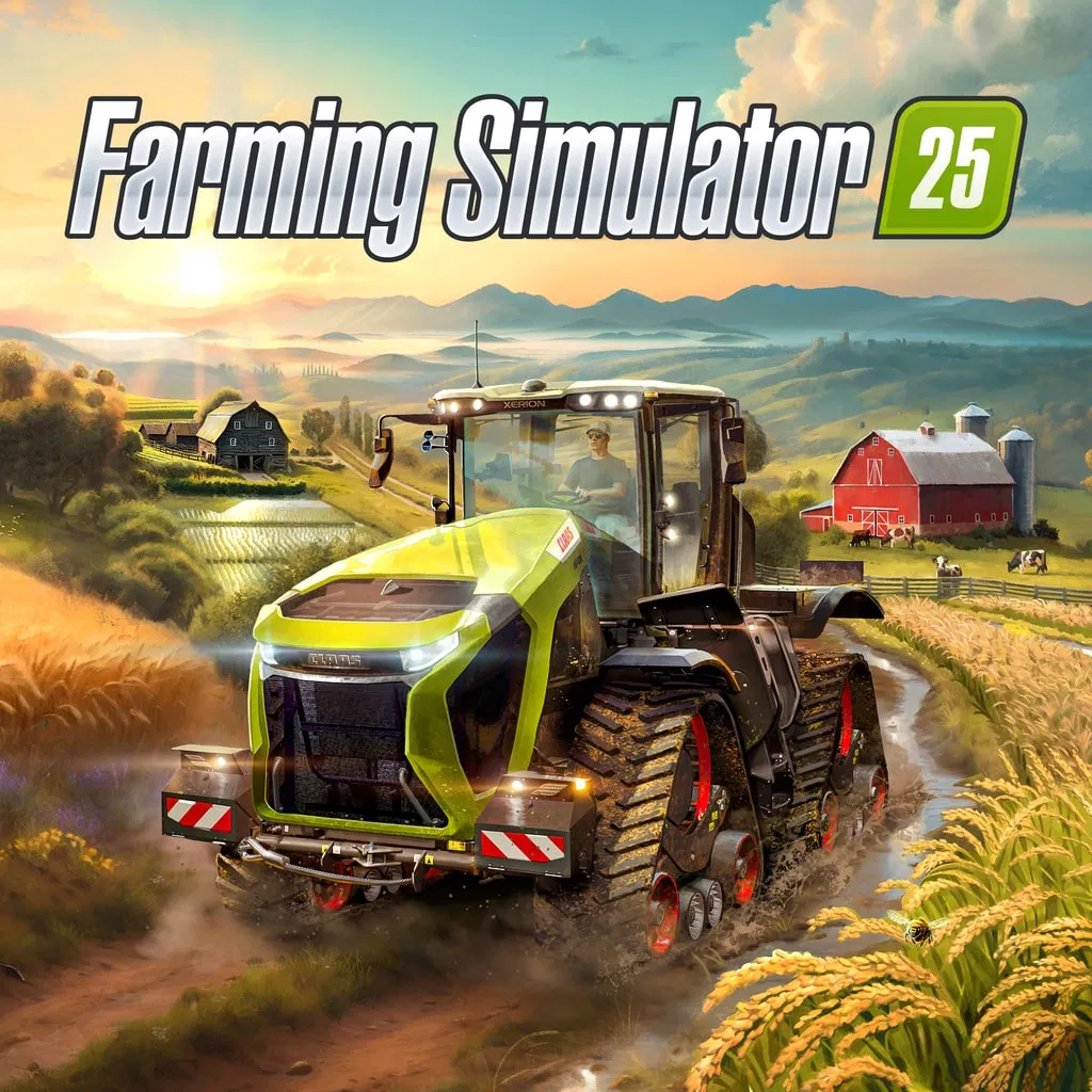 Обложка игры Farming Simulator 25 для PS5