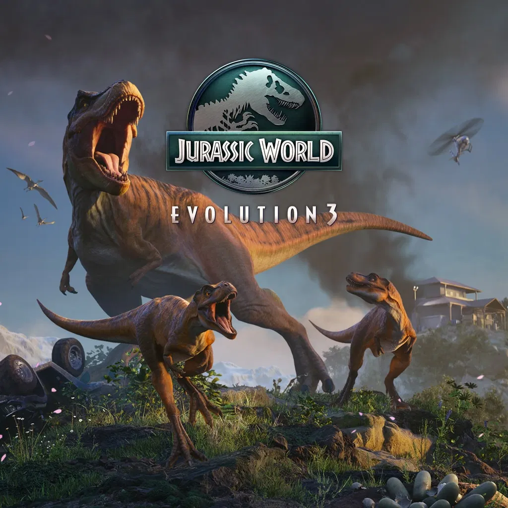 Обложка игры Jurassic World Evolution 3 для PS5