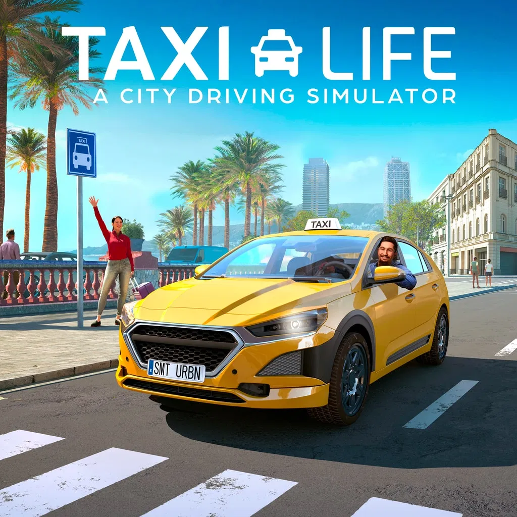 Обложка игры Taxi Life: A City Driving Simulator для PS5