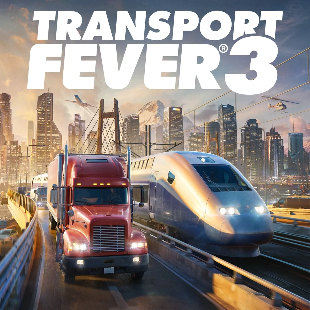 Обложка игры Transport Fever 3 для PS5